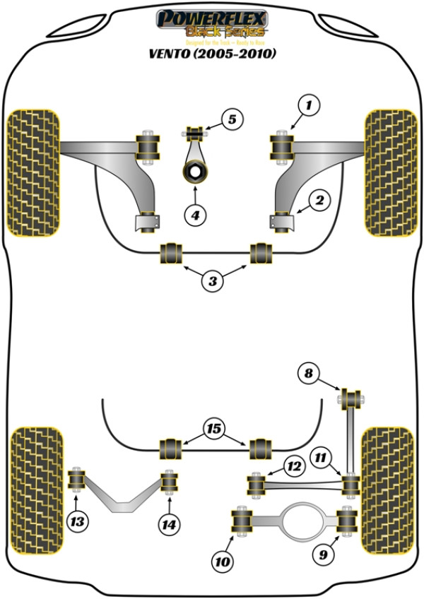 Vento A5 (2005 - 2010) - Race diagram