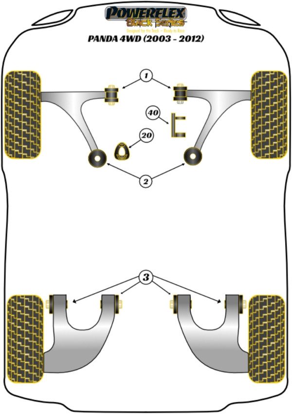 Gen 2 169 4WD (2003-2012) - Race diagram