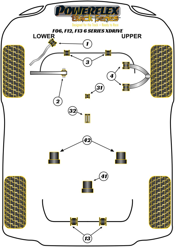 F06 Sedan / F12 Convertible / F13 Coupe xDrive (2011-2018) - Race diagram