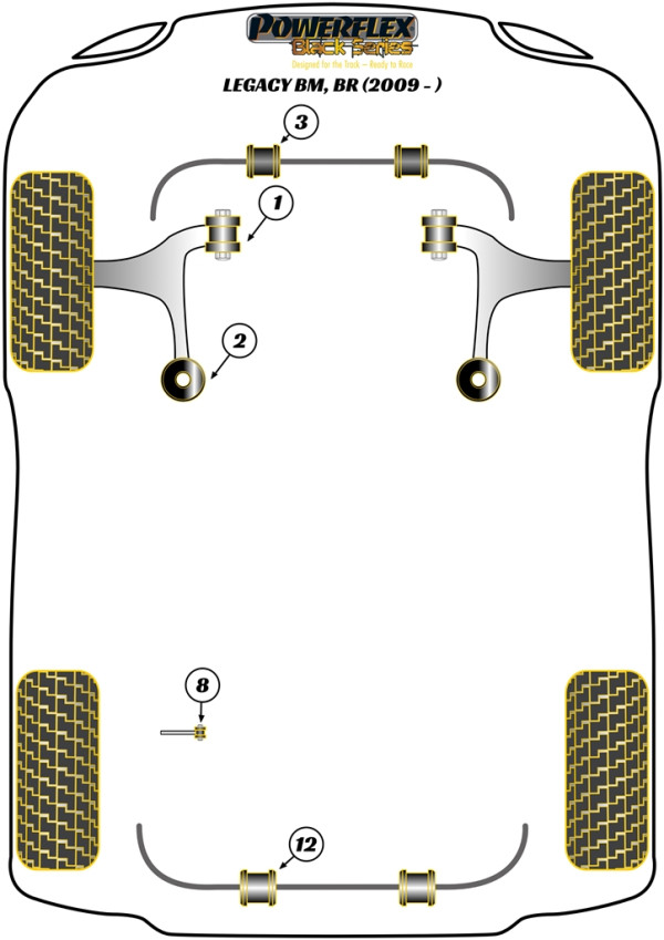 Legacy BM, BR (2009 - 2014) - Race diagram