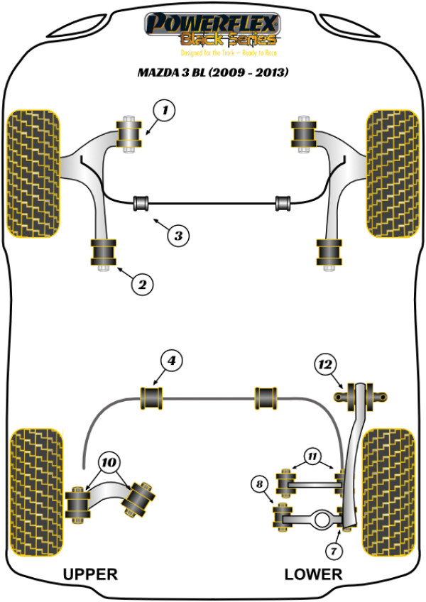 Mazda 3 BL (2009-2013) - Race diagram