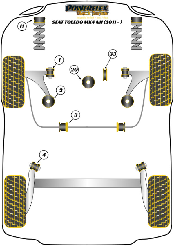 Toledo Mk4 NH (2012-2018) - Race diagram