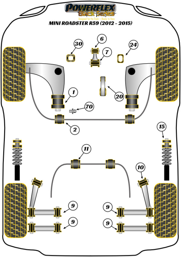 R59 Roadster (2012 - 2015) - Race diagram
