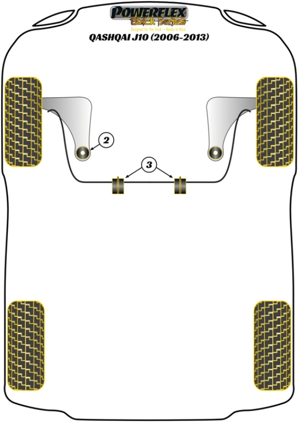 Qashqai J10 (2006 - 2013) - Race diagram