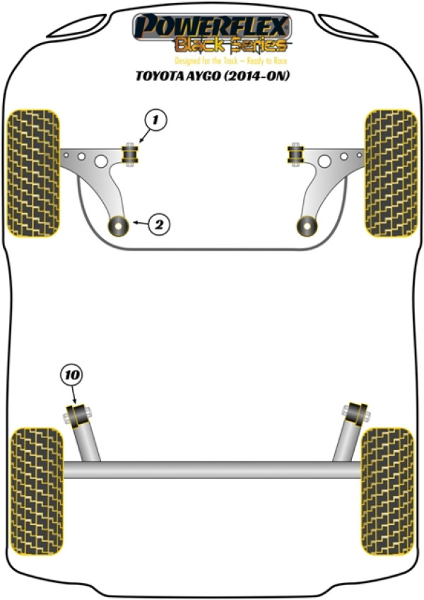 Aygo (2014 - ON) - Race diagram