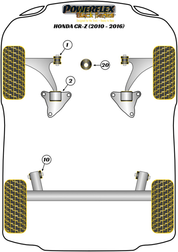 CR-Z (2010 - 2016) - Race diagram