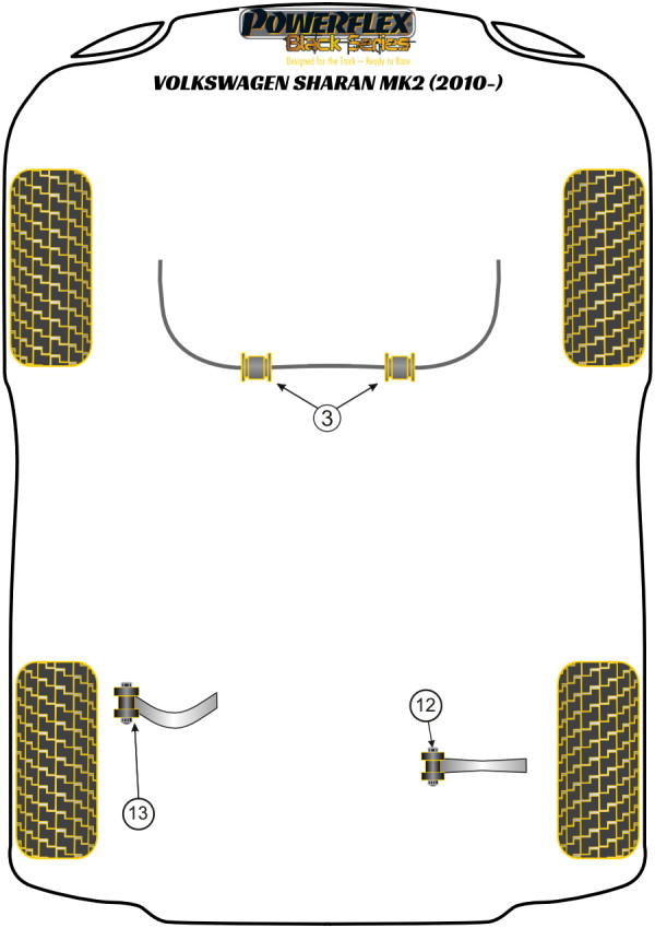 Sharan MK2 (2010 - 2022) - Race diagram