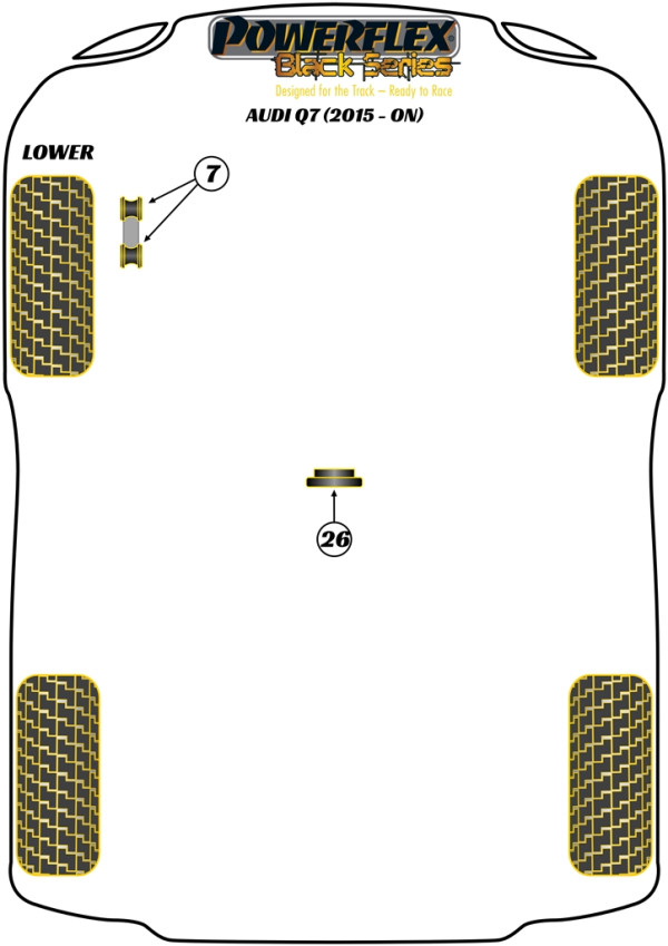 Q7 4M (2015 - ON) - Race diagram