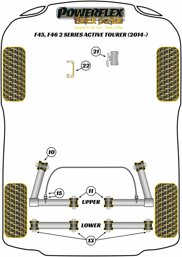 F45, F46 Active Tourer (2014 - 2021) - Race diagram