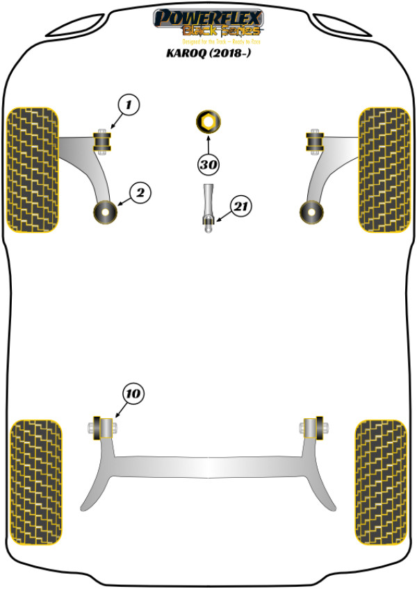 Karoq 2WD - Race diagram