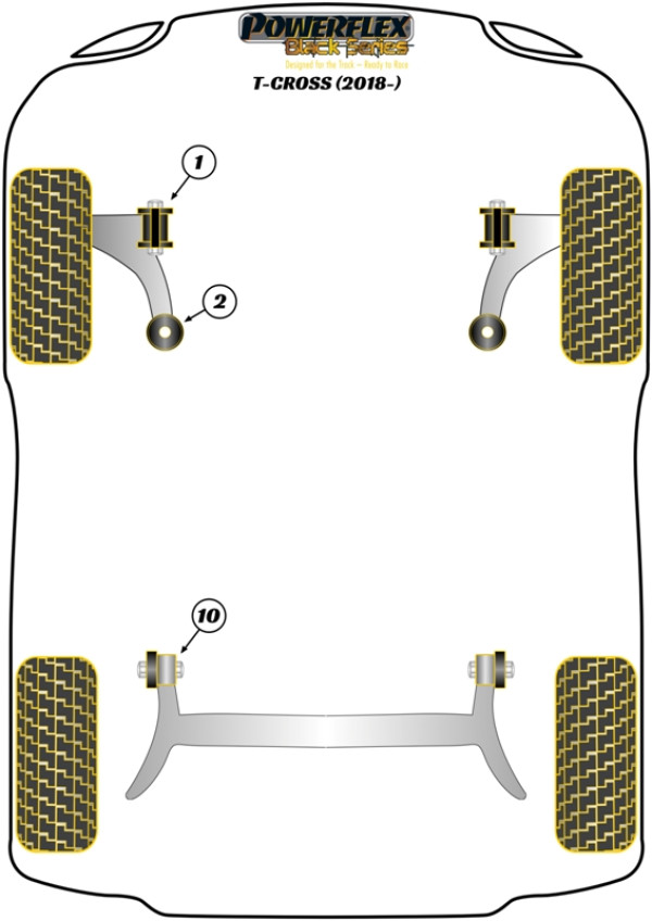 T-Cross (2018 - On) - Race diagram