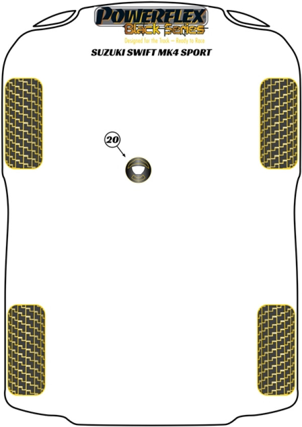 Swift Sport MK4 (ZC33S) (2018-) - Race diagram