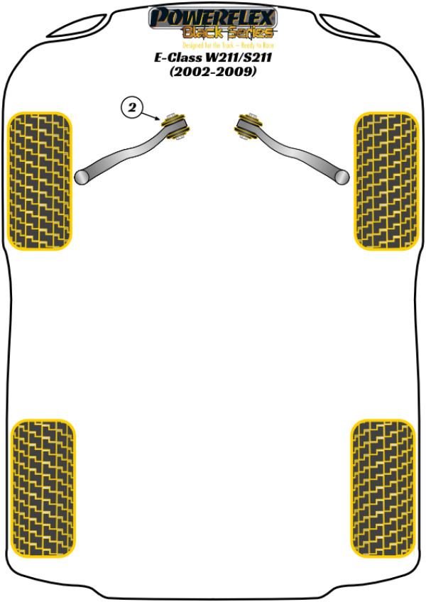 W211/S211 (2002-2009) - Race diagram