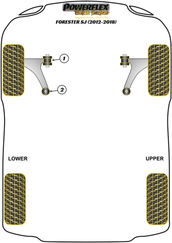 Forester SJ (2012 - 2018) - Race diagram