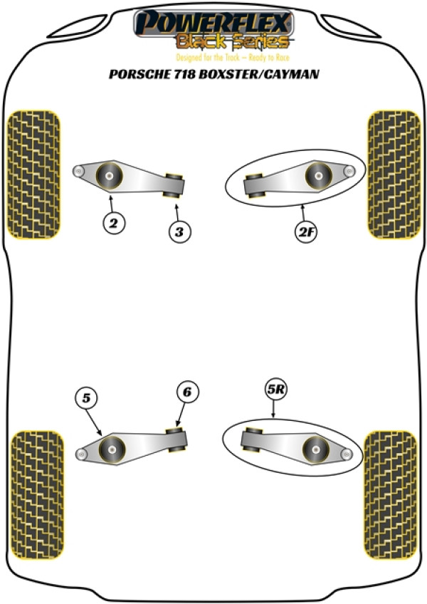 982 (718) Boxster/Cayman (2016 on) - Race diagram