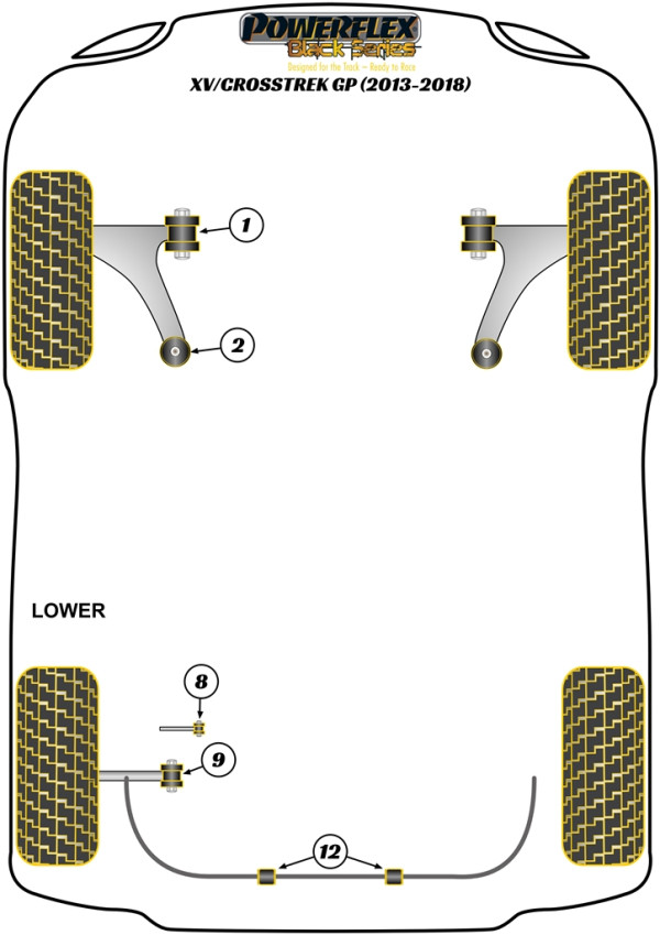 XV/Crosstrek GP (2013 - 2018) - Race diagram