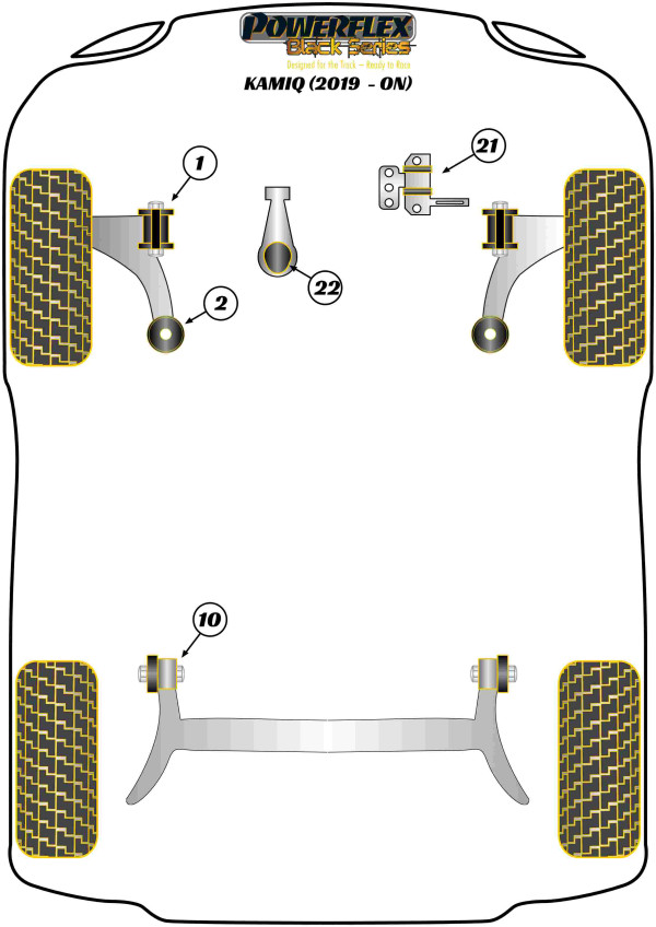 Kamiq (2019-on) - Race diagram
