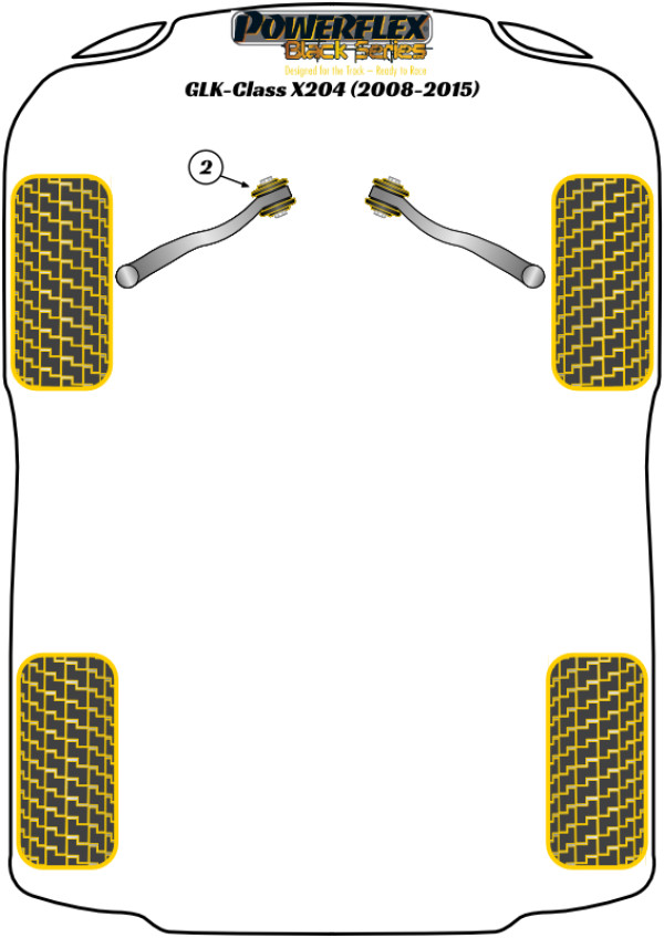 GLK-Class X204 (2008 - 2015) - Race diagram
