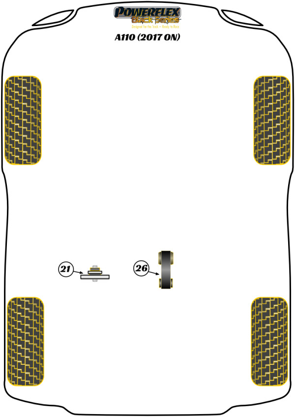 A110 (2017 on) - Race diagram