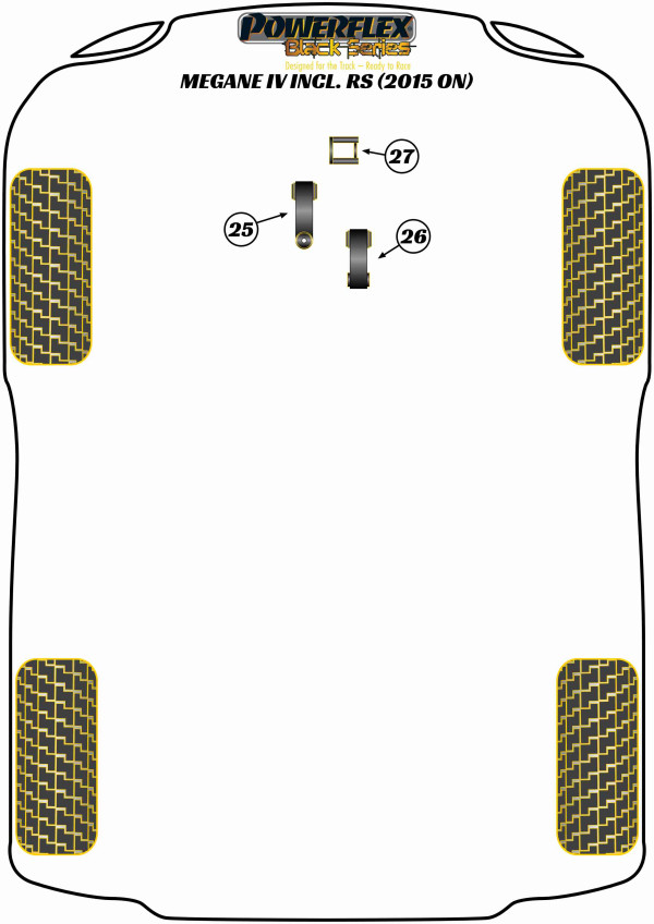 Megane IV Incl. RS (2015 on) - Race diagram