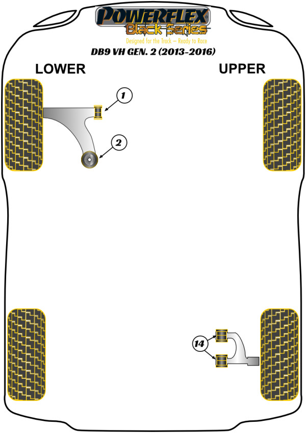 DB9 (2013-2016) - Race diagram
