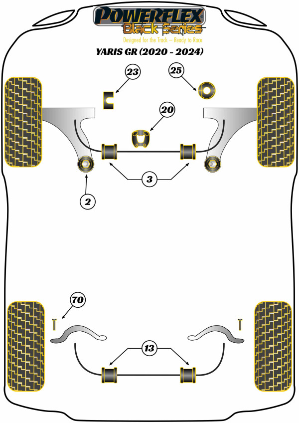 GR Yaris (2020-2024) - Race diagram
