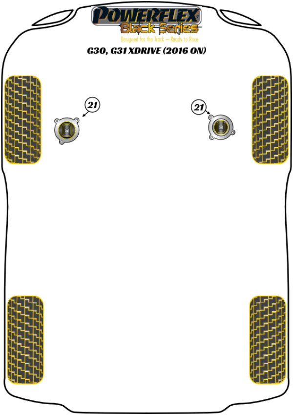 G30, G31 XDrive (2016 on) - Race diagram