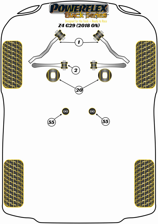 Z4 G29 (2018 on) - Race diagram