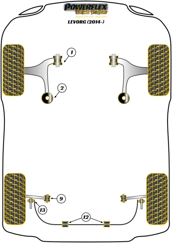 Levorg (2014 on) - Race diagram