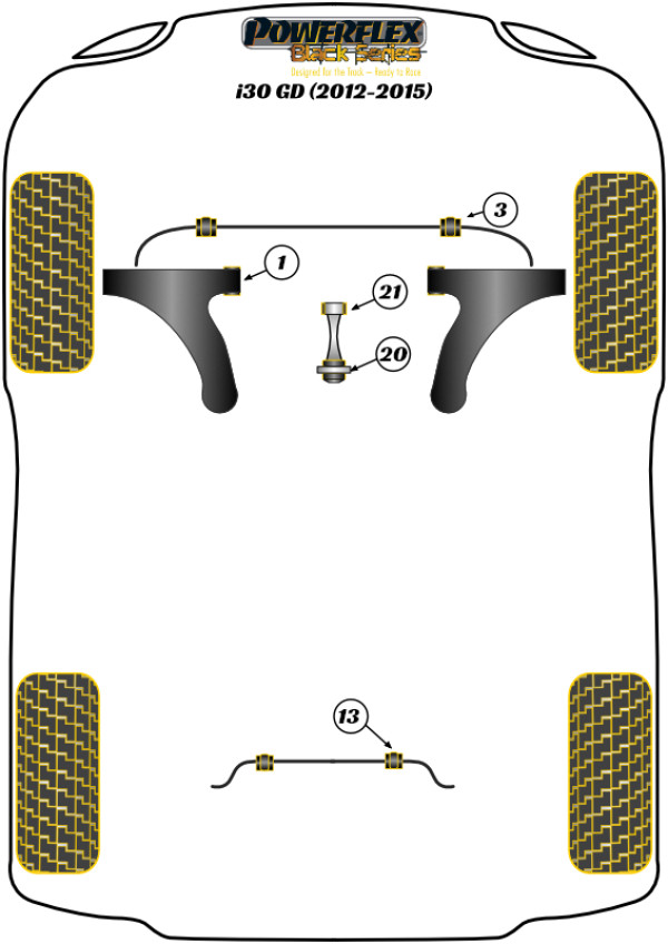 i30 GD (2012 - 2015) - Race diagram