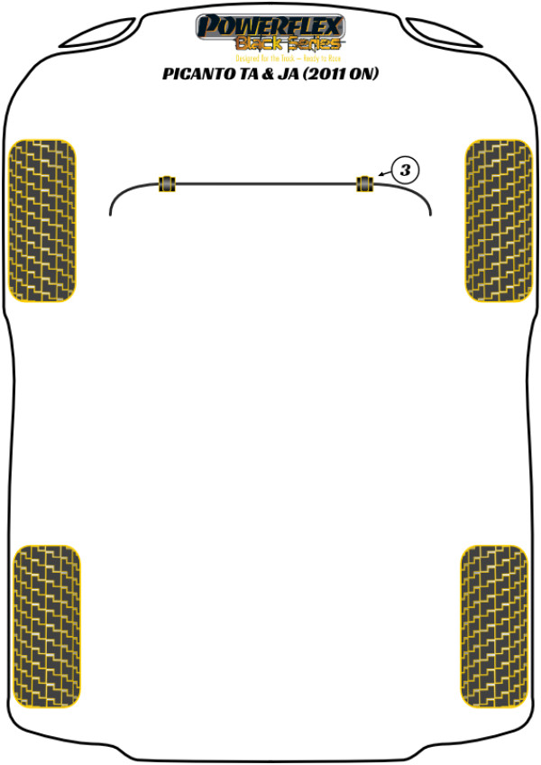 Picanto TA & JA (2011 on) - Race diagram