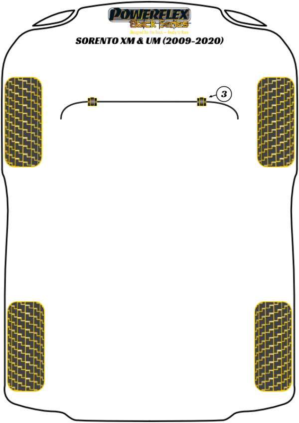 Sorento XM & UM (2009 - 2020) - Race diagram