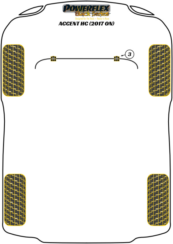 Accent HC (2017 on) - Race diagram