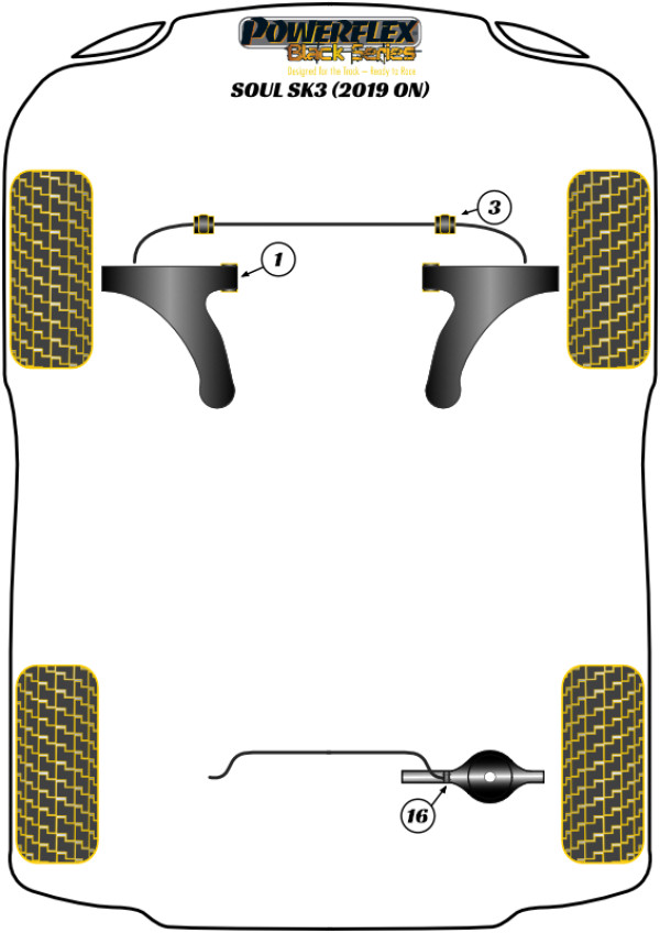 Soul SK3 (2019 on) - Race diagram