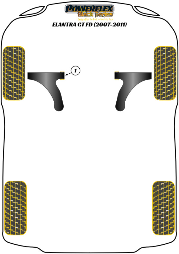 Elantra GT FD (2007 - 2011) - Race diagram