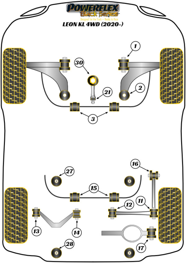 Leon KL 4WD - Race diagram