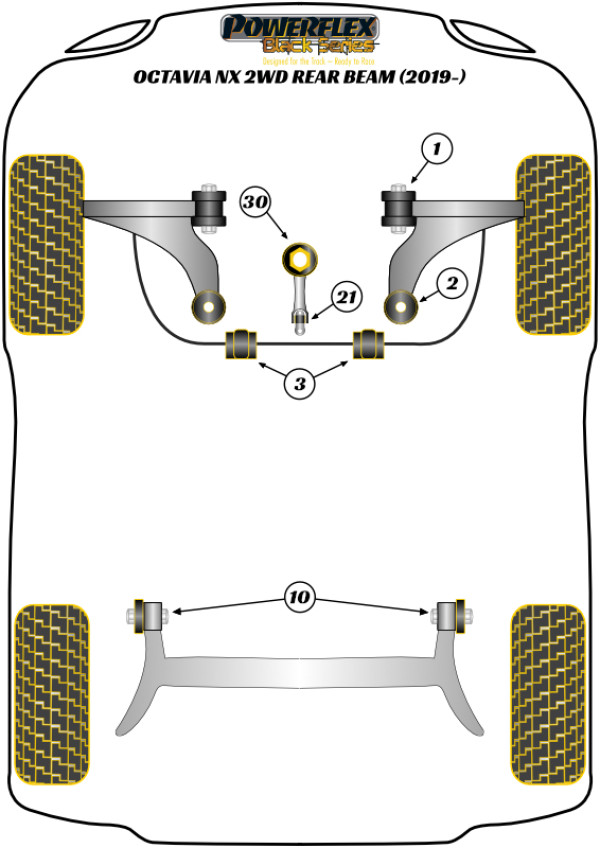 Octavia NX Rear Beam - Race diagram