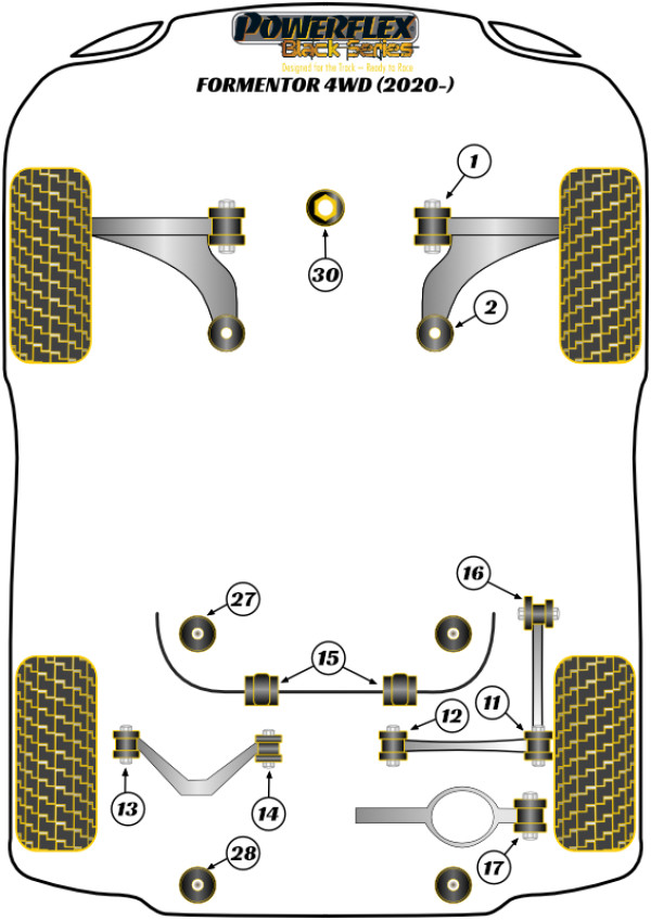 Formentor 4WD (2020 on) - Race diagram