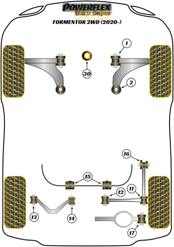 Formentor 2WD (2020 on) - Race diagram