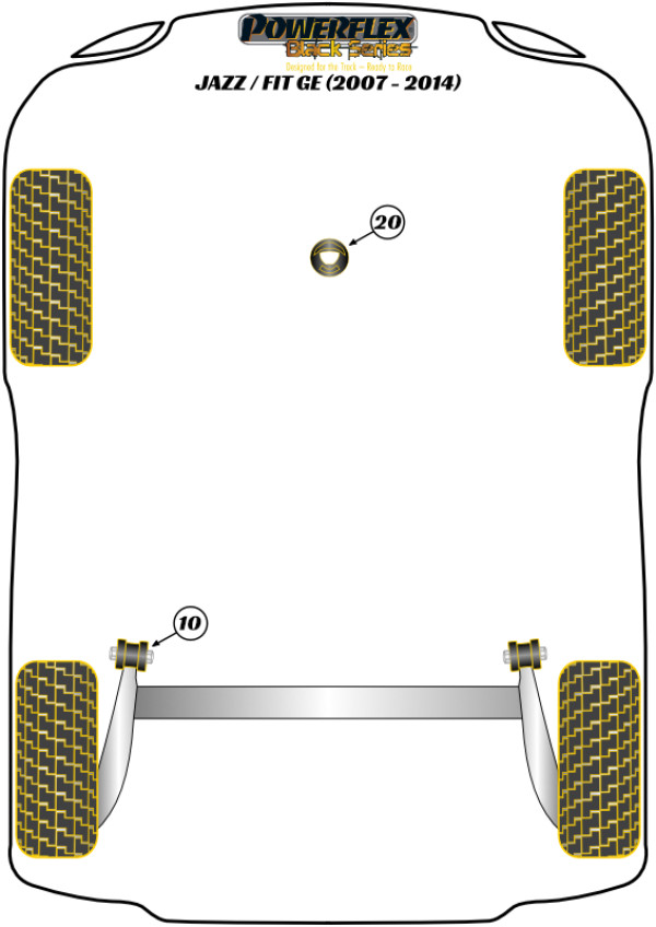 Jazz / Fit GE (2007 - 2014) - Race diagram