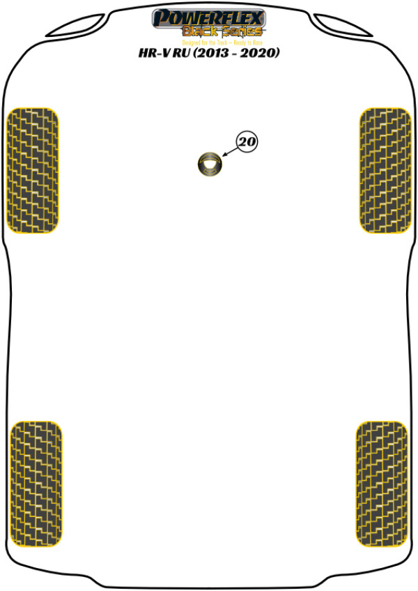 HR-V RU (2013 - 2020) - Race diagram