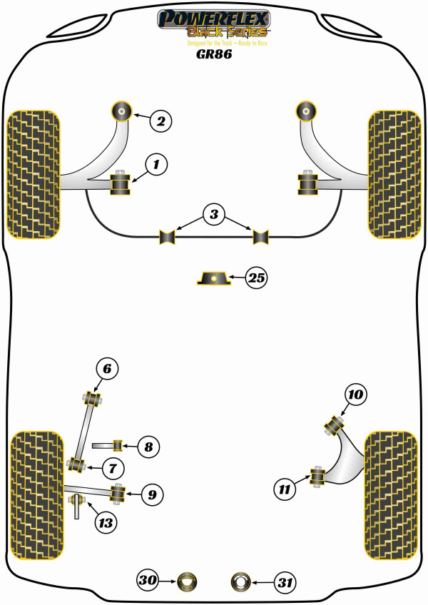 GR 86 (2021 on) - Race diagram