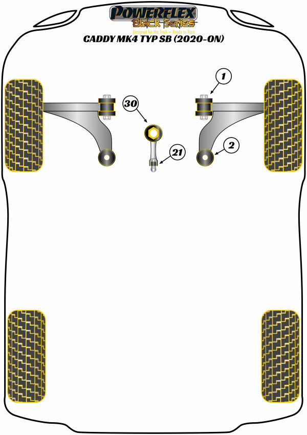 Caddy MK4 TYP SB (2020-ON) - Race diagram