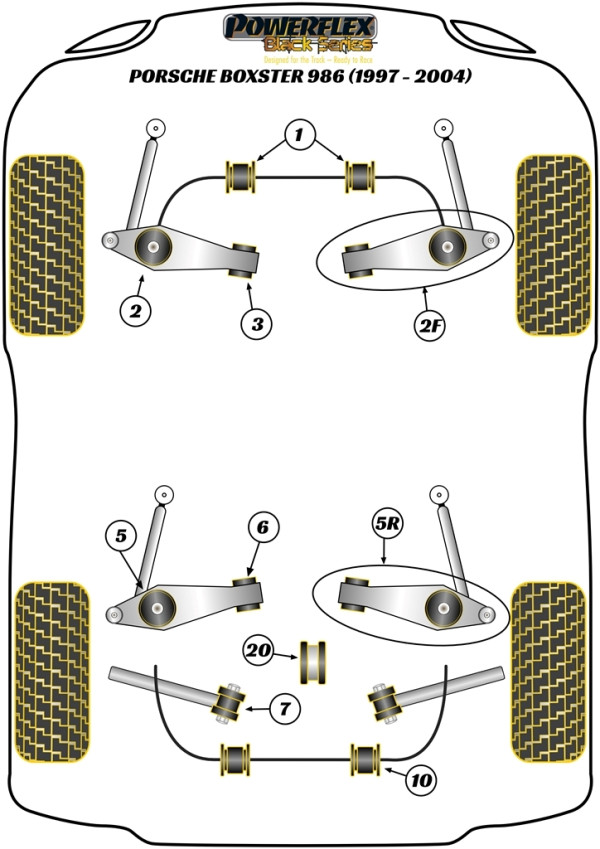 986 Boxster (1997-2004) - Race diagram