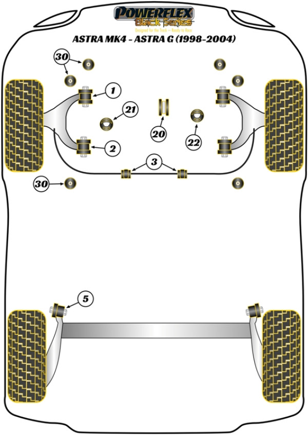 Astra MK4 - Astra G (1998-2004) - Race diagram