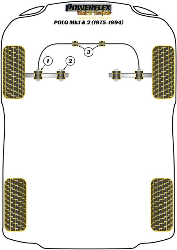 Polo / Derby MK1/2 (1975 - 1994) - Race diagram