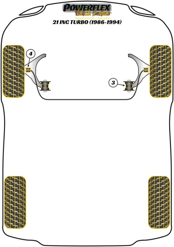 21 inc Turbo (1986-1994) - Race diagram