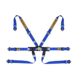 Sabelt 6 punkt sele 2"/2"/2". Selejustering i aluminium. Pull-Up model. FIA8853-2016 godkendt. 3 farve muligheder