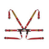 Sabelt 6 punkt sele 2"/2"/2". Selejustering i aluminium. Pull-Up model. FIA8853-2016 godkendt. 3 farve muligheder