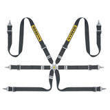 Sabelt 6 punkt sele 2"/2"/2". Selejustering i aluminium. Pull-Up model. FIA8853-2016 godkendt. 3 farve muligheder
